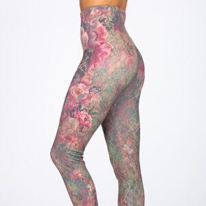 M. Rena Floral Print Tummy Control Leggings